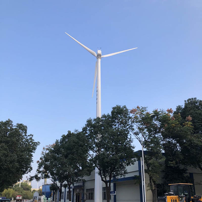 多色の電気風力発電機30kw 220V AC風力発電機のガラス繊維の刃