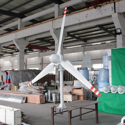 青い手製の交流発電機の風力50KW 380Vのフランジの関係
