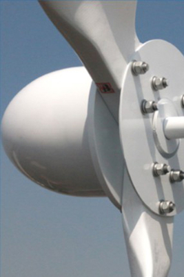 セリウムの横の風力1KW 48Voltの家HAWTの風力の回転子2.8m